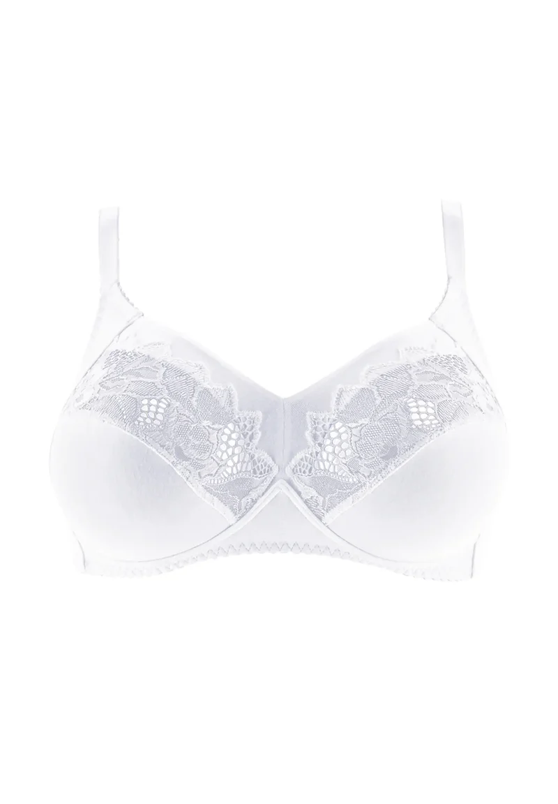 Soutien-gorge emboîtant Coton Plus sans armatures Coton d'Arum Blanc