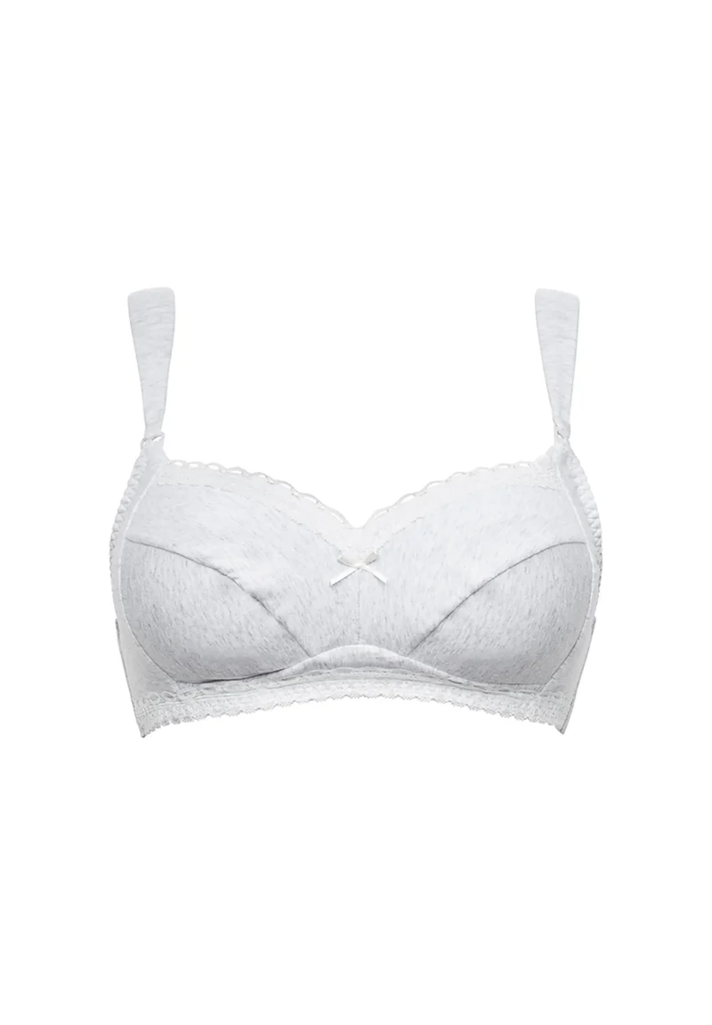 Soutien-gorge d'allaitement sans armatures New Câlin Gris Chiné