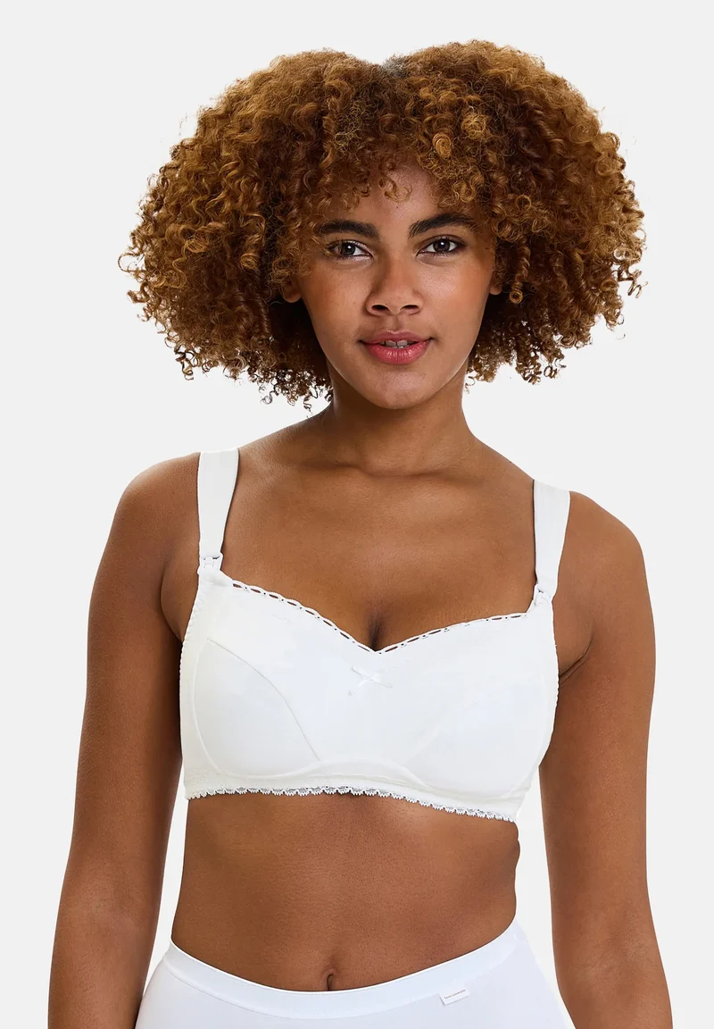 Soutien-gorge d'allaitement sans armatures New Câlin Ivoire