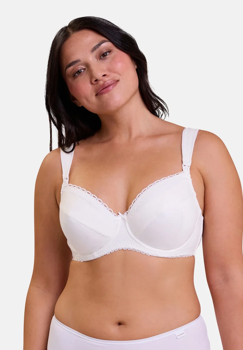 Soutien-gorge d'allaitement avec armatures New Câlin Ivoire