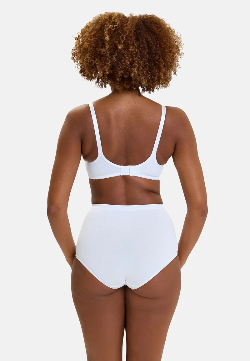 Soutien-gorge d'allaitement sans armatures New Caresse Blanc