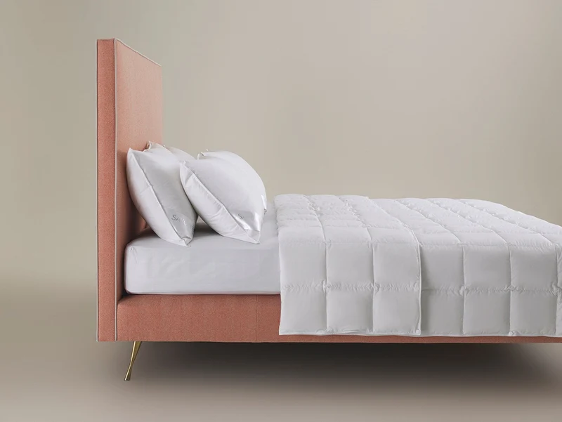 White Hungarian Goose Down & Feather Summer Duvet