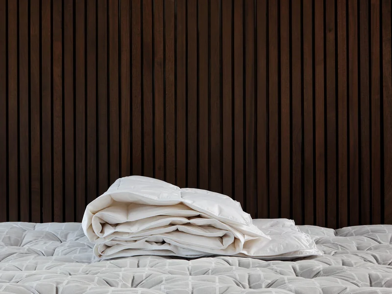 White Hungarian Goose Down & Feather Summer Duvet