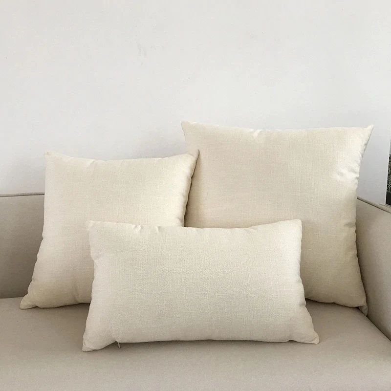 Housse de Coussin 45x45 Blanc