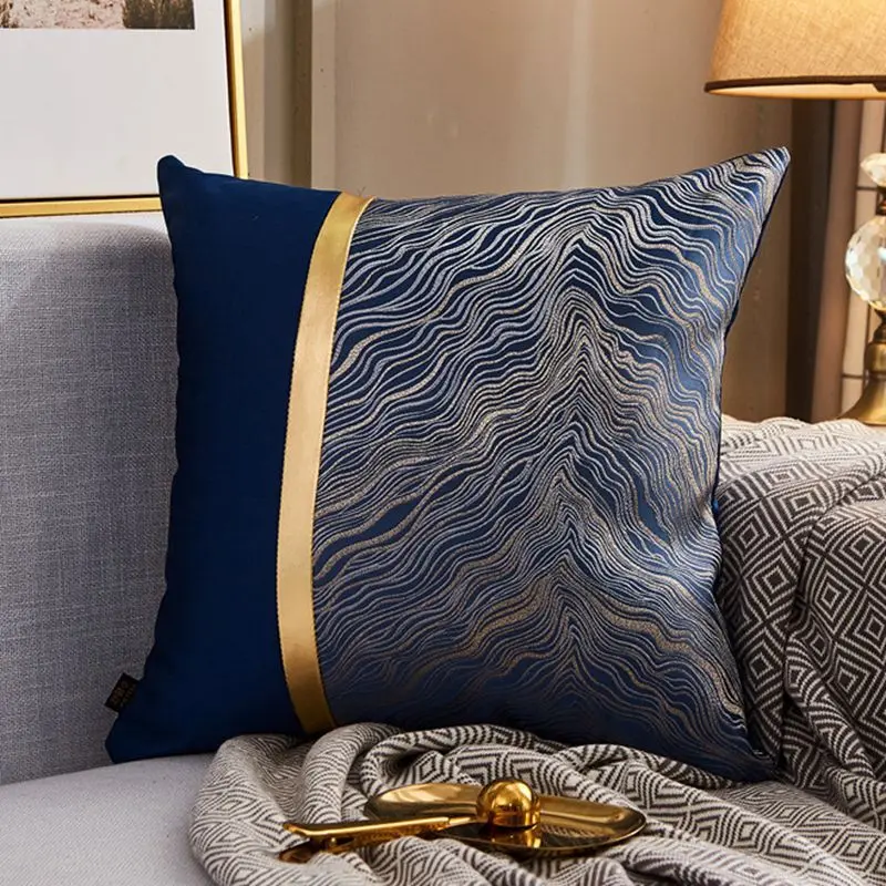 Housse de Coussin Moderne Satin LUXORA