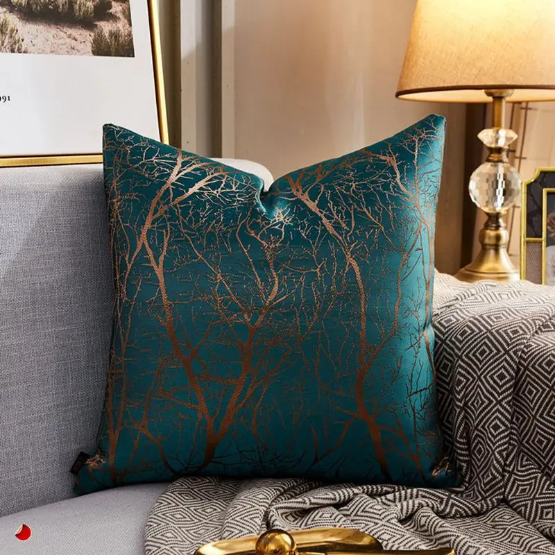 Housse de Coussin Moderne Satin LUXORA