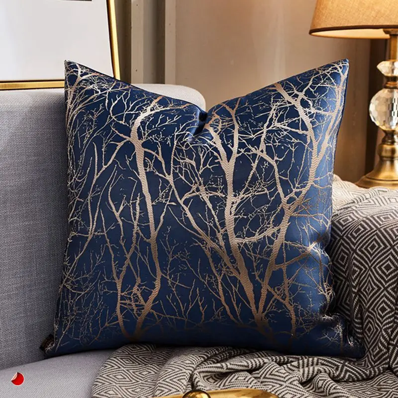 Housse de Coussin Moderne Satin LUXORA