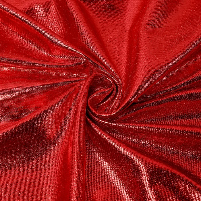 Housse de Chaise de Mariage Rouge Métallique