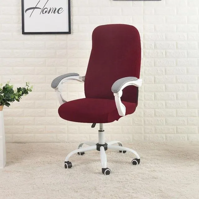 Housse de Chaise de Bureau Bordeaux