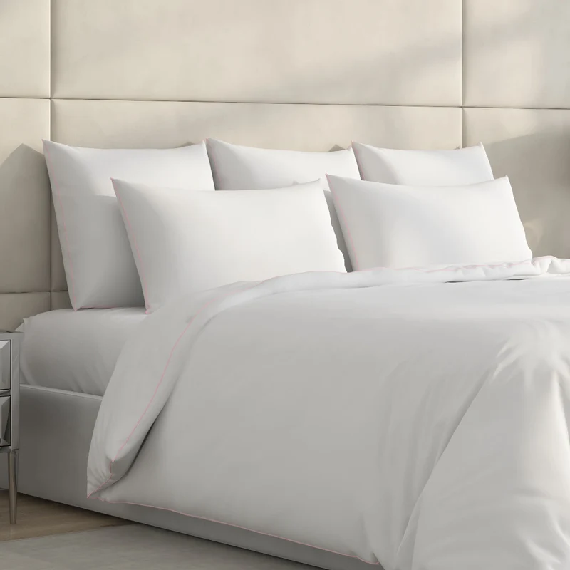 HOUSSE DE COUETTE TOKYO SATIN COTON BLANC 300TC