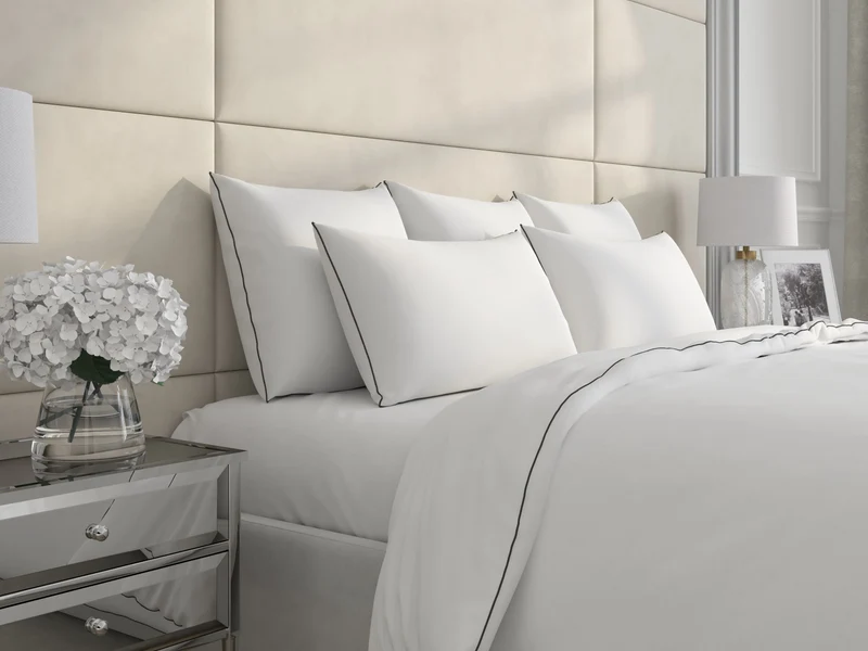 HOUSSE DE COUETTE TOKYO SUR MESURE SATIN COTON BLANC 500TC