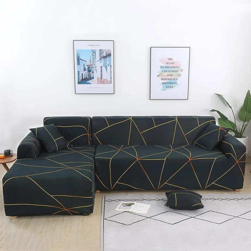 Housse de Canapé d'Angle Extensible Mercure