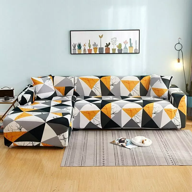 Housse de Canapé d'Angle Extensible Asma
