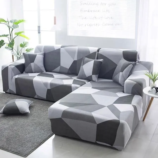 Housse de Canapé d'Angle Extensible Dana