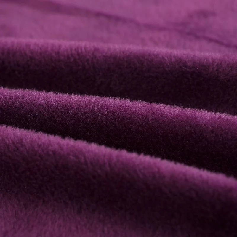 Housse Pour Fauteuil Club Velours Violet
