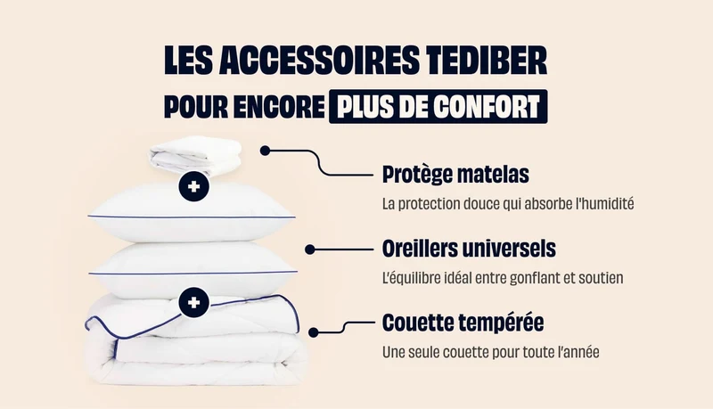 Pack Lit Coffre 5 étoiles - 90 x 190 cm
