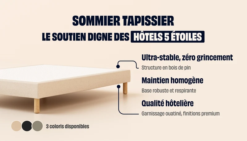 Pack Lit 5 étoiles - 160 x 200 cm