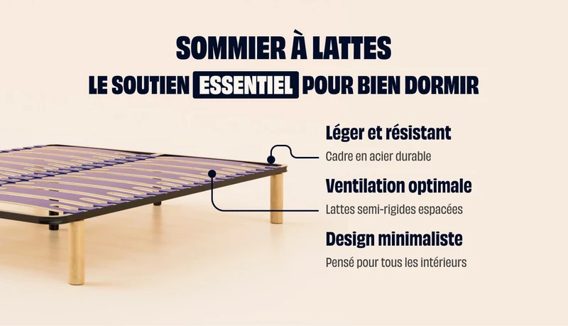 Pack Lit Confort - 90 x 190 cm