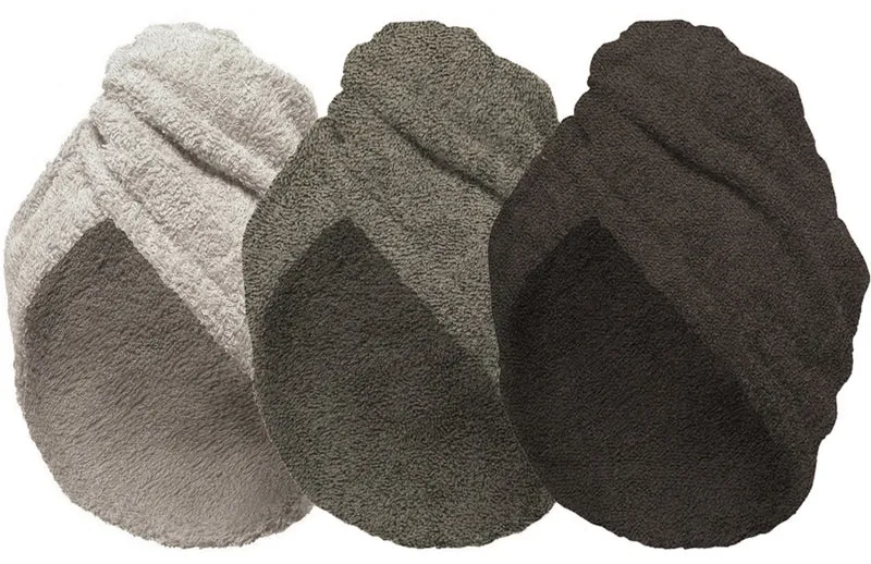 Lot de 2 Serviette Coton Cheveux