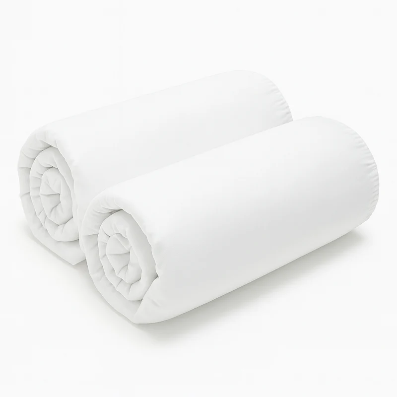 Lot de 2 drap housse Microfibre