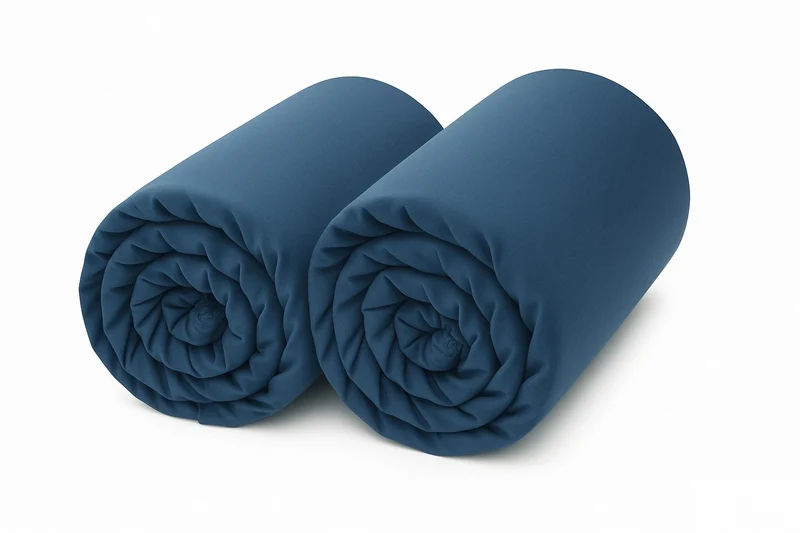 Lot de 2 drap housse Microfibre