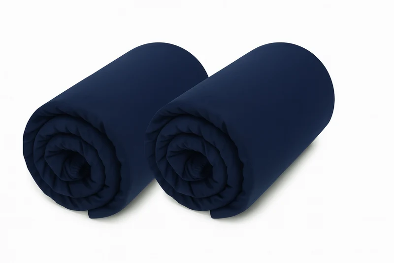 Lot de 2 drap housse Microfibre