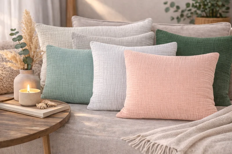 Coussin en Gaze de Coton
