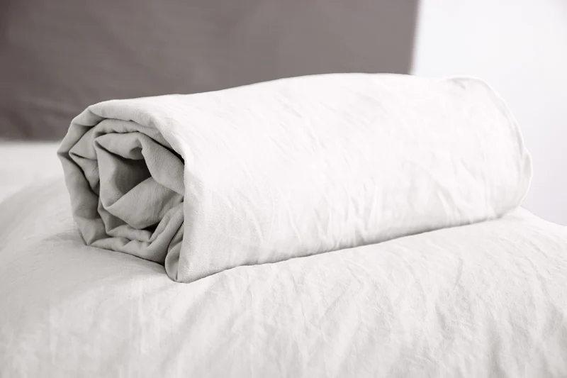 Drap-housse en micro lavé - Bonnet 25 cm