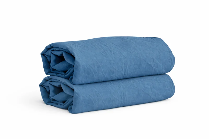 Drap-housse en micro lavé - Bonnet 25 cm