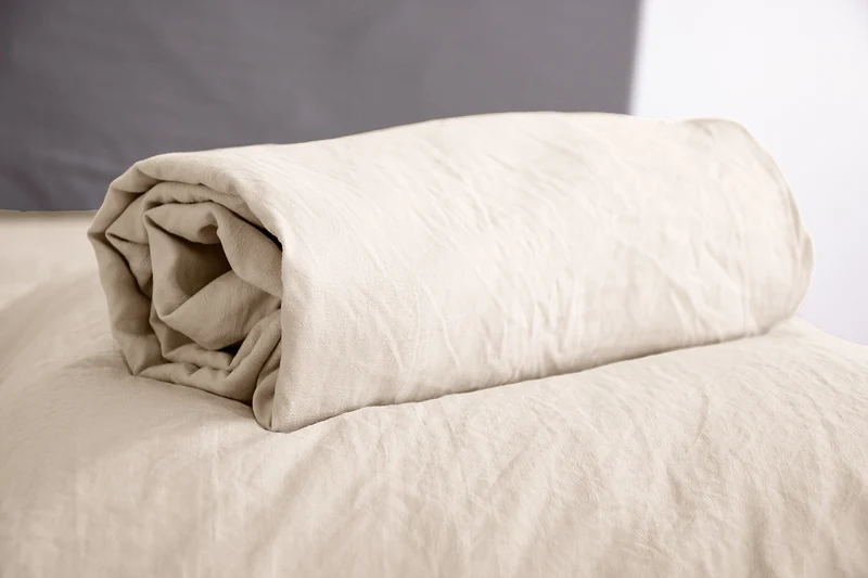 Drap-housse en micro lavé - Bonnet 25 cm