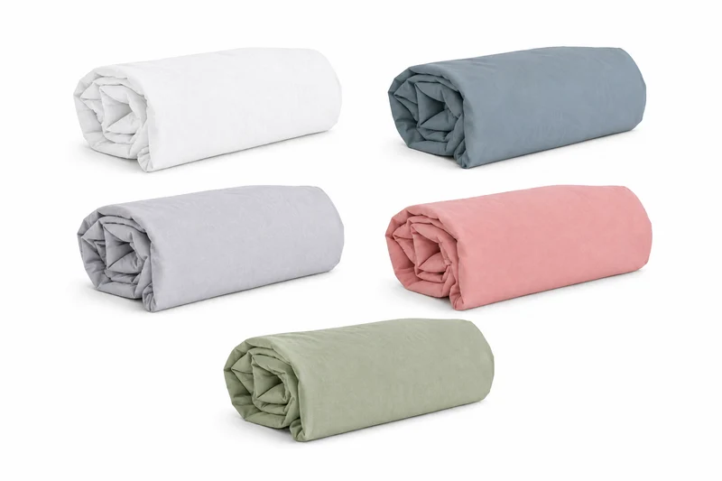 Drap Housse Percale de Coton 65 fils/cm²
