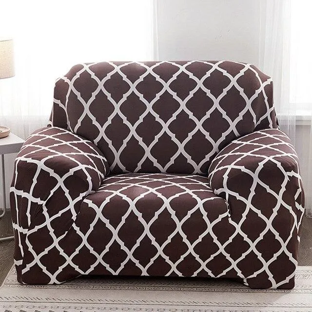 Housse Pour Fauteuil Club Brune