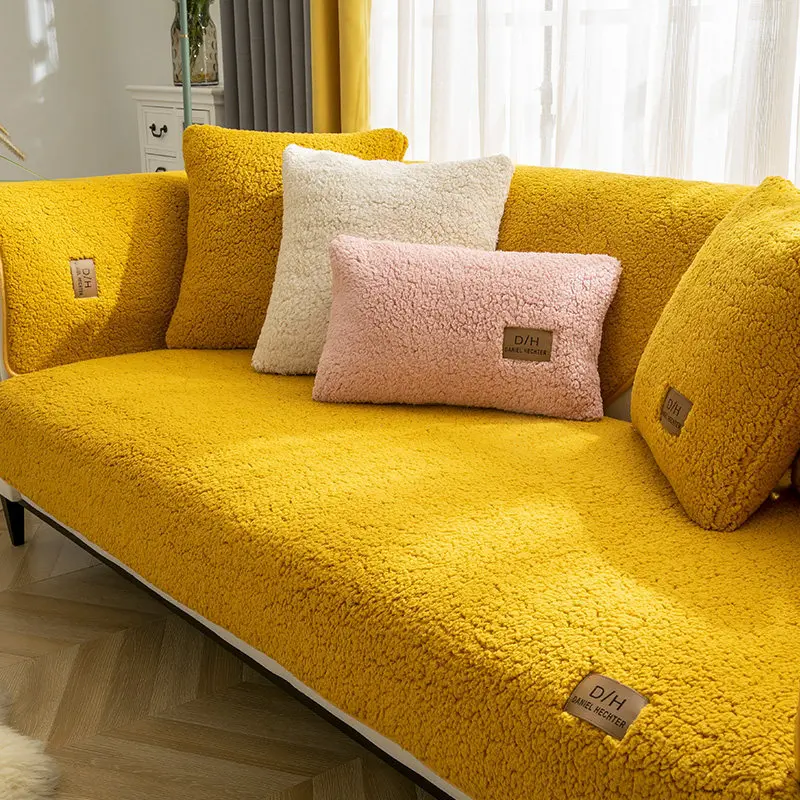 Plaid Canapé Velours Anti-Glisse LYSSA
