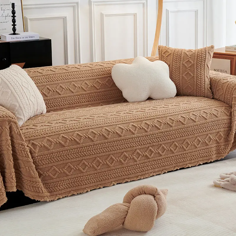 Plaid Canapé Velours ChaleurScratch