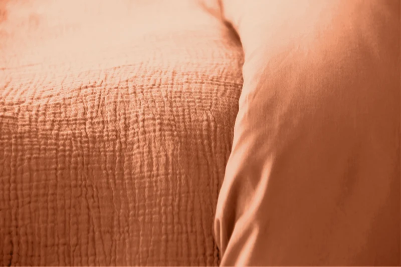 Parure de lit UNI Gaze de Coton