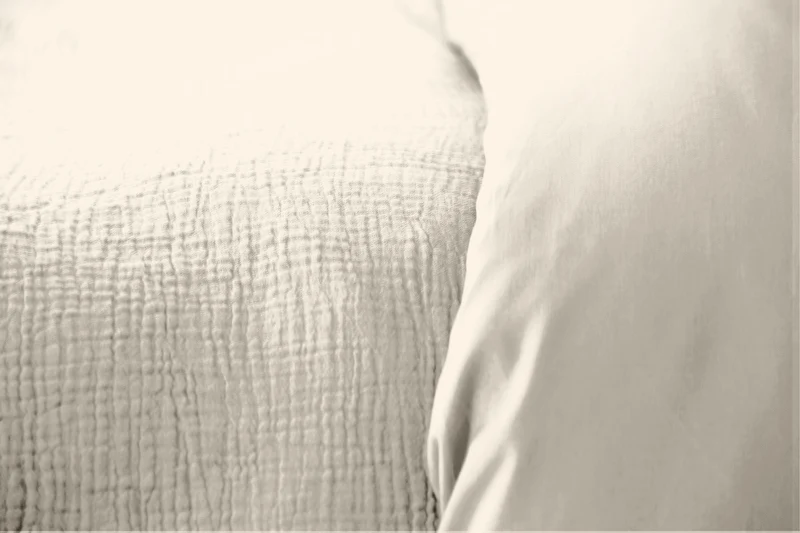 Parure de lit UNI Gaze de Coton
