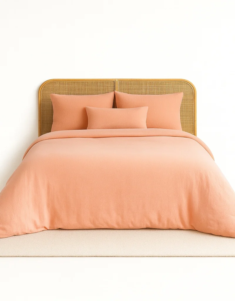 Parure de lit UNI Gaze de Coton