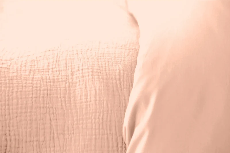 Parure de lit UNI Gaze de Coton