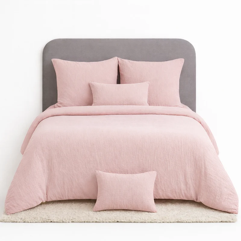 Parure de lit UNI Gaze de Coton