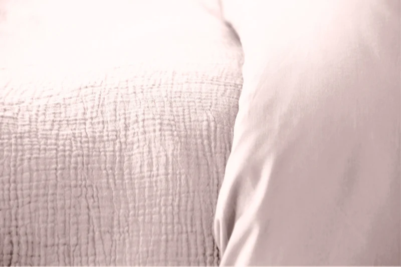 Parure de lit UNI Gaze de Coton