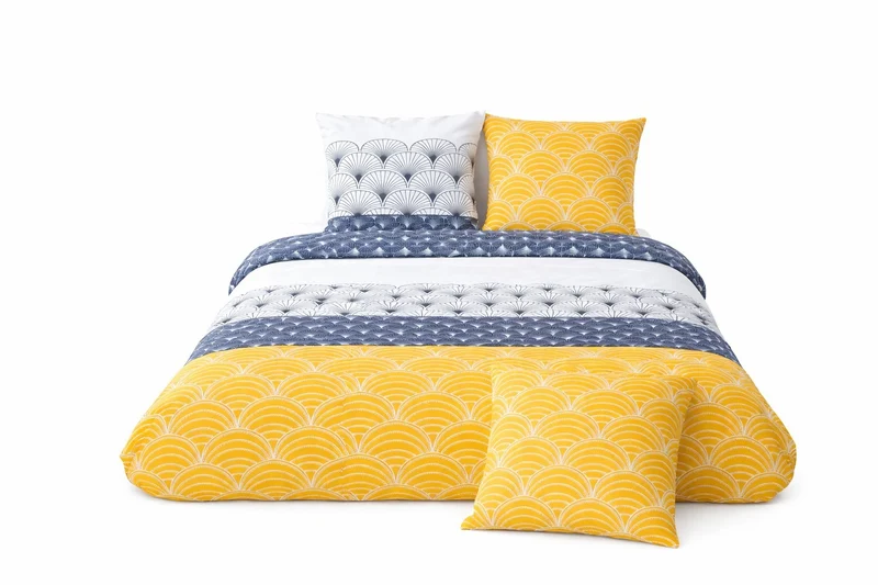 Parure de lit SOLEIL Graphique - 100% coton 57 fils/cm²