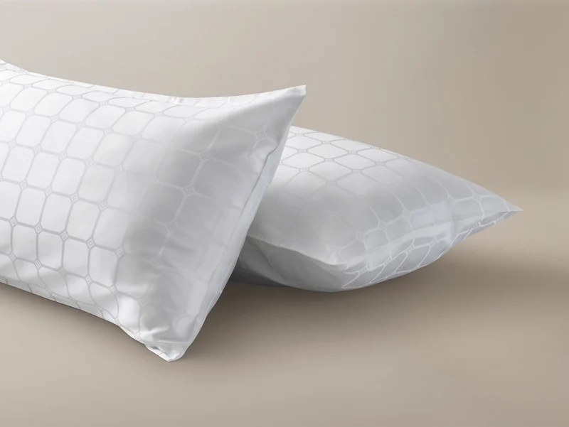 The Trellis Luxury Pillowcase - White