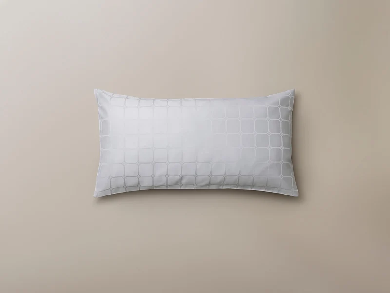 The Trellis Luxury Pillowcase - White