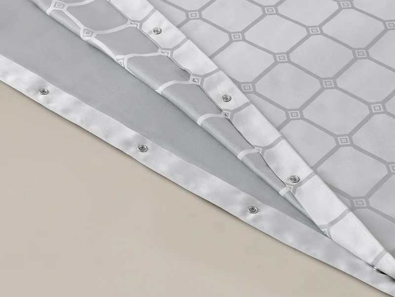 The Trellis Luxury Duvet Cover - Silver