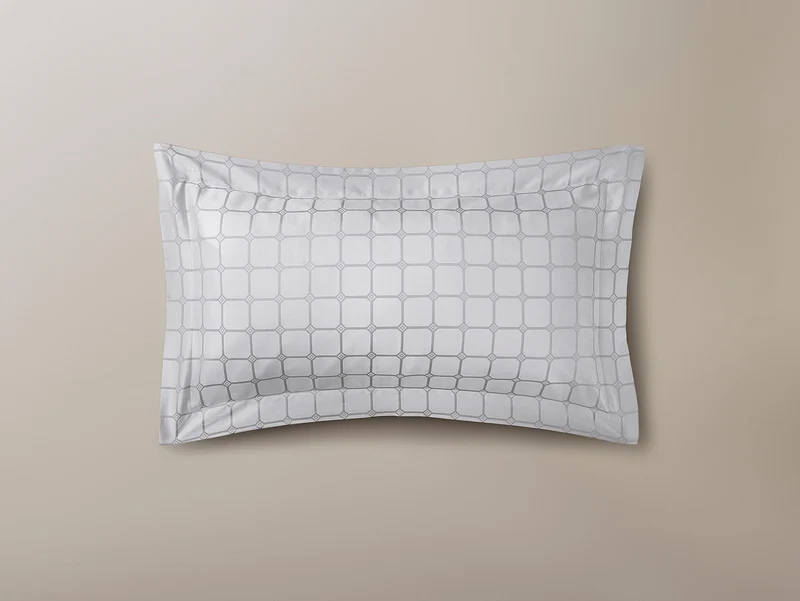 The Trellis Luxury Pillowcase - Silver