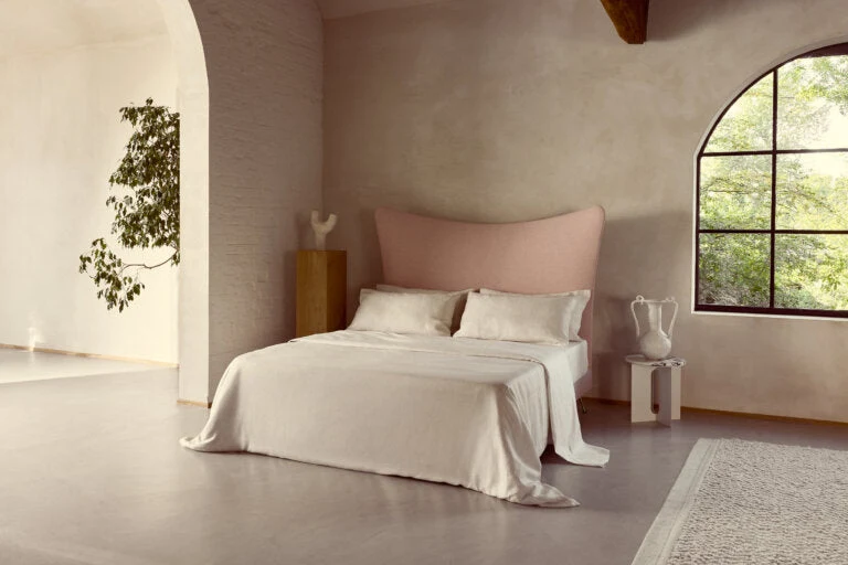 The Herringbone Duvet Cover - Oatmeal