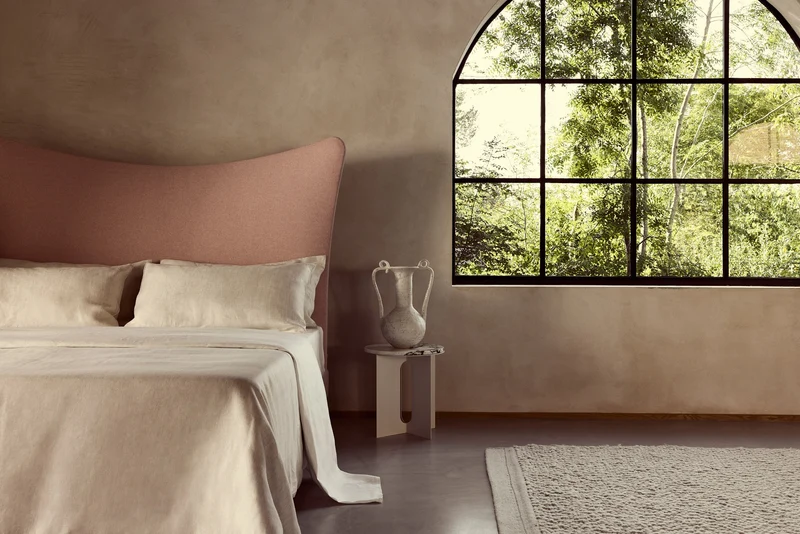 The Herringbone Duvet Cover - Oatmeal