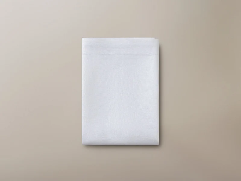 The Organic Linen Flat Sheet - White