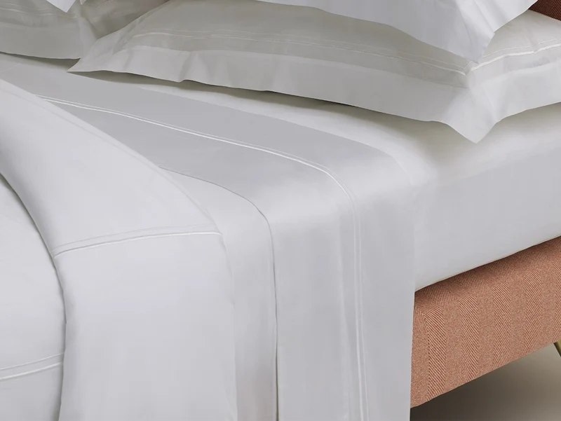 The Drift Luxury Cotton Percale Flat Sheet