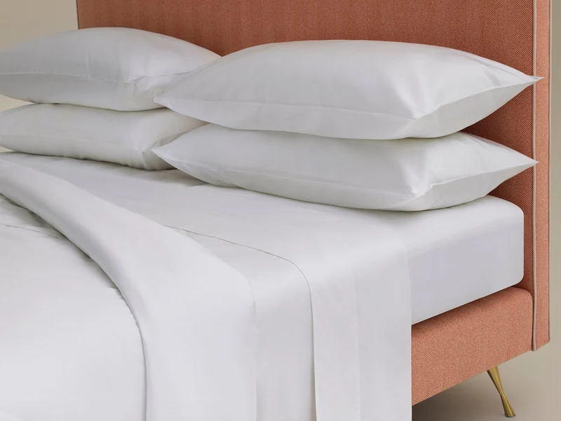 The Drift Luxury Cotton Percale Flat Sheet